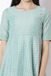 Green Art Silk Kalidar Dress image number 1
