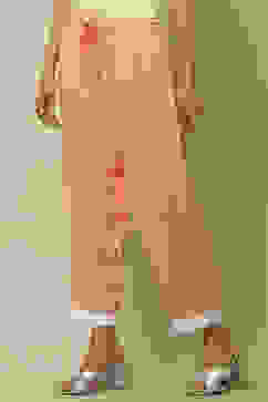 Coral Solid Straight Fit Palazzo image number 2