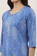 Blue Rayon Straight Kurtas image number 1