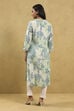 Black Viscose Rayon Printed Straight Kurta image number 3
