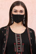Black Cotton Mask image number 0