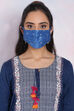 Royal Blue Polyester Mask image number 0