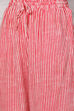 Red Viscose Rayon Straight Suit Set image number 2