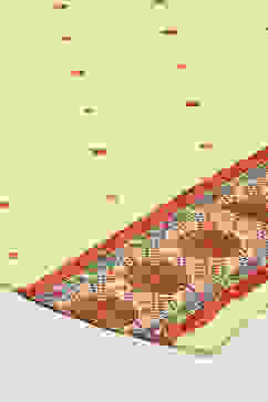 Ecru Polyester Printed Dupatta image number 1