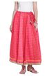 Pink Polyester Skirt image number 0