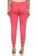 Coral Polyester Slim Pants image number 3