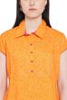 Orange Viscose Straight Kurta image number 1