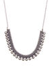 Silver Metal Brass Necklace image number 1