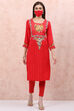 Red Viscose Mask image number 2