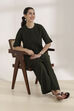 Green Viscose Blend Solid Straight Kurta Set image number 0