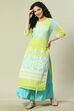 Aqua Viscose Palazzo image number 0