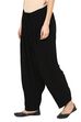 Black Viscose Rayon Fusion Pants image number 5