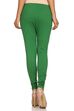 Dark Green Cotton Leggings image number 3