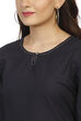 White Straight Cotton Kurta image number 1