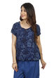 Indigo Short Top Viscose Indie Top image number 3