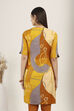 Yellow Rayon Straight Kurtas image number 3
