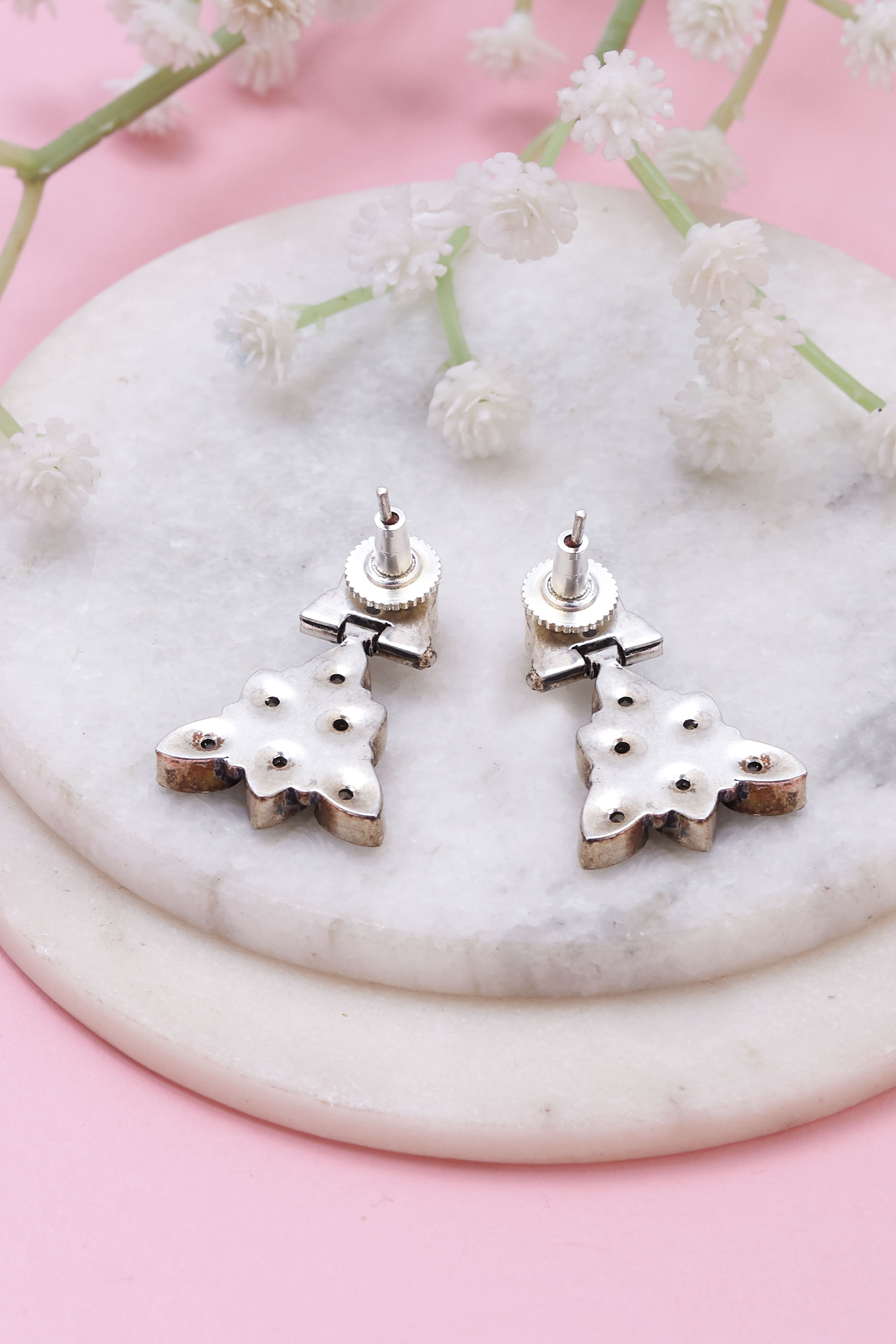Off White Brass Drop & danglers image number 2