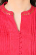 Pink Straight Cotton Indie Top image number 4
