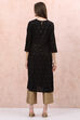 Fuchsia LIVA Straight Kurta image number 4