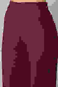 Purple LIVA Straight Printed Kurta Palazzo Suit Set image number 2