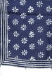 Indigo Poly Chanderi Scarf image number 2