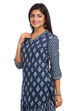 Indigo Straight Cotton Indie Top image number 3