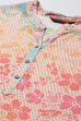 Cream LIVA Straight Kurta image number 1