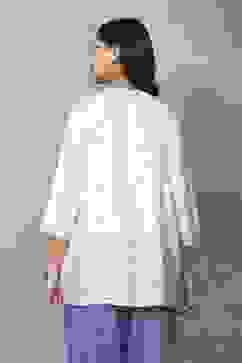 White Rayon Kalidar Tops image number 3