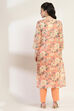Peach Cotton Blend Straight Set image number 4