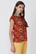 Rust Viscose Top image number 3