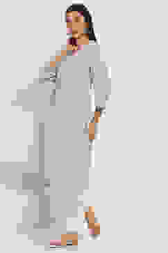 White and Teal Printed Straight Kurta image number 2