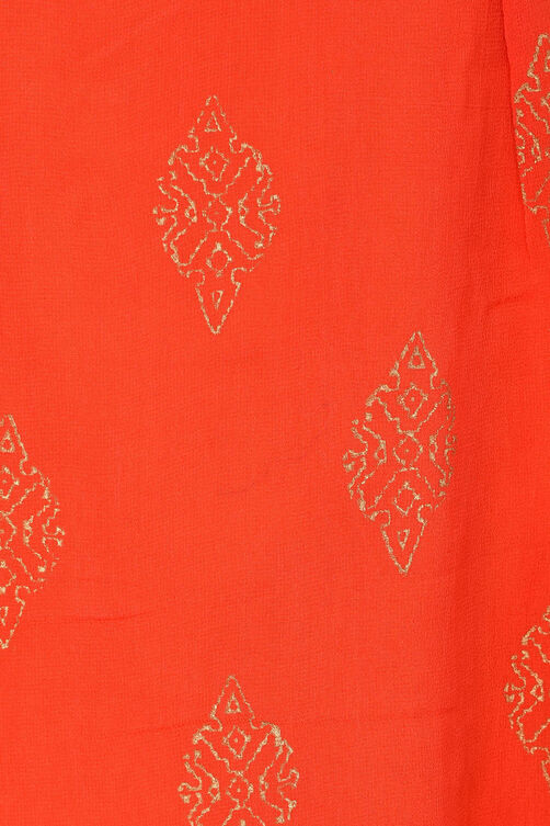 Peach Straight Viscose Indie Top image number 5