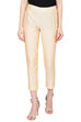 Off White Polyester Slim Pants image number 0