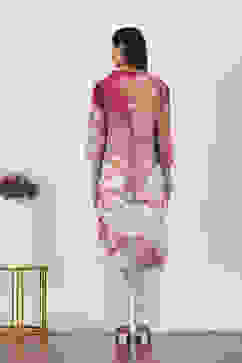 Pink Rayon Straight Kurtas image number 3