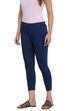 Indigo Cotton Leggings image number 1