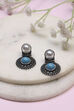 Turquoise Brass Studs image number 0
