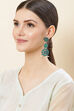 Green Alloy Earrings image number 3
