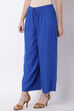 Blue Viscose Palazzo image number 2