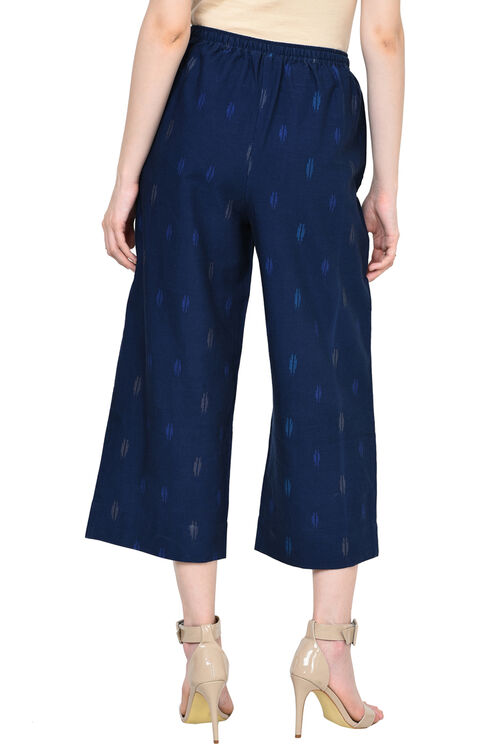 Indigo Cotton Fusion Pants image number 4