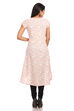 Beige Asymmetric Cotton Kurta image number 1
