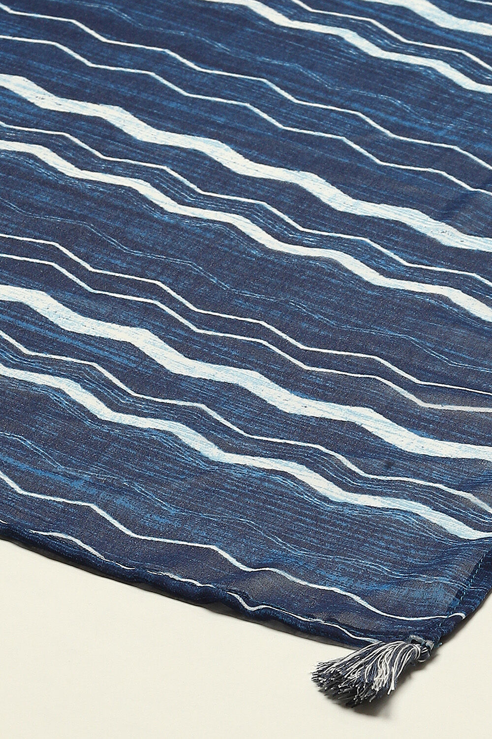 Indigo Viscose Printed Straight Kurta & Palazzo Suit Set image number 6