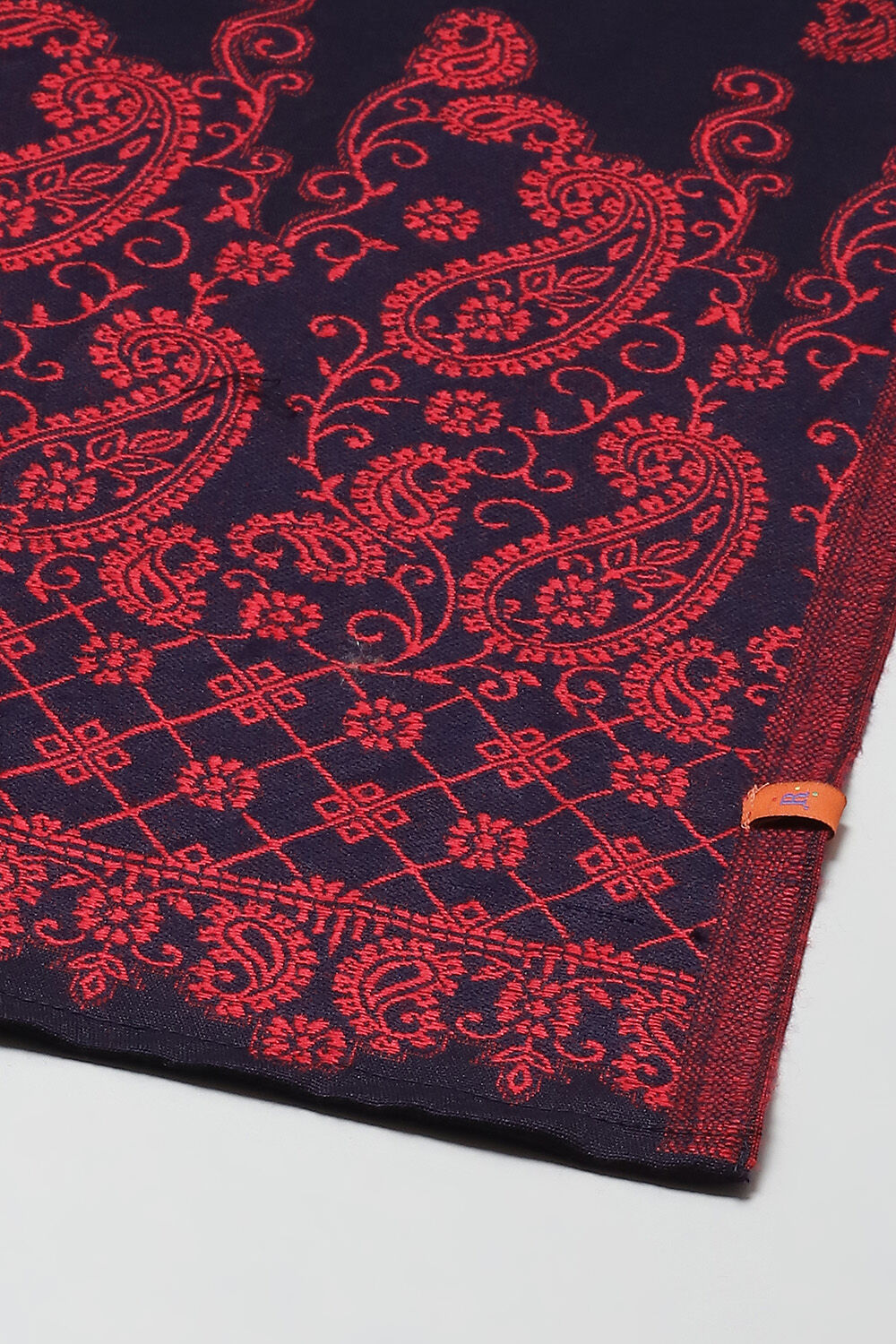 Navy Blue Art Silk Straight Suit Set image number 3