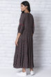 Black LIVA Tiered Dress image number 5