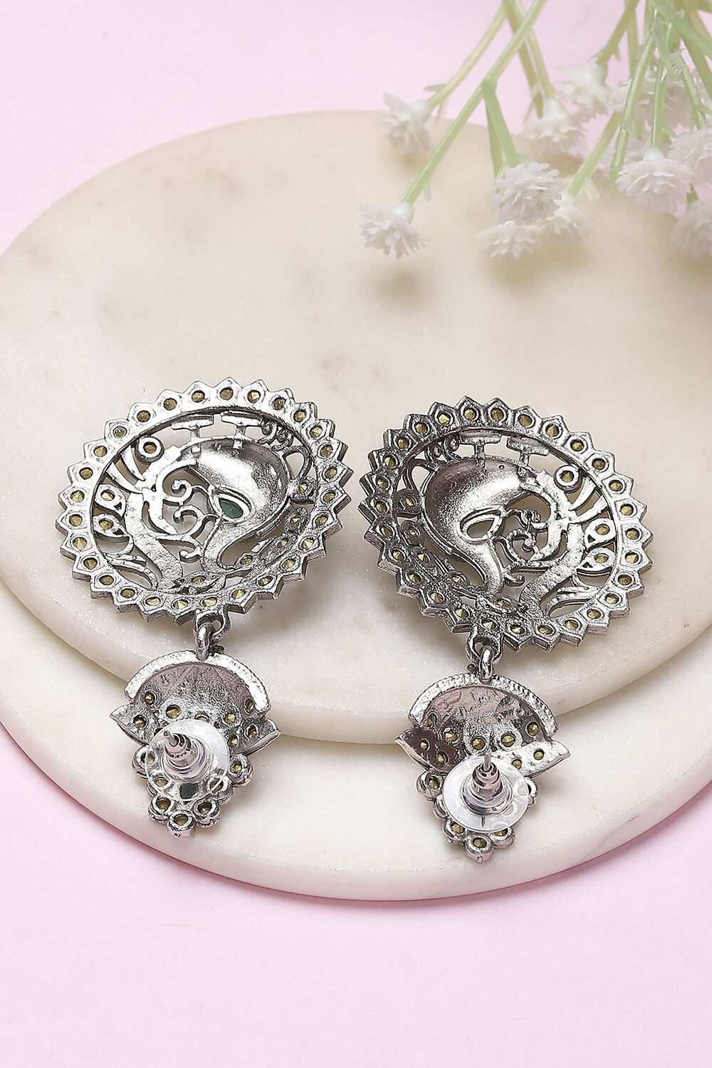 Green Alloy Drop & Danglers image number 2