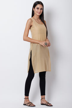 Beige Straight Top image number 3
