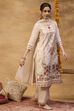 Off White Viscose Blend Straight Printed  image number 4