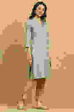 Green Printed Straight Kurta image number 4