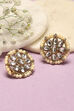 White Alloy Earrings image number 0