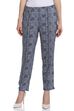 Indigo Rayon Slim Pants image number 0