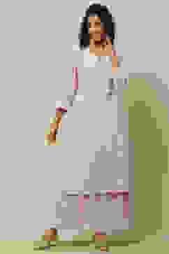 Mauve Poly Georgette Solid Straight Fit Palazzo image number 0